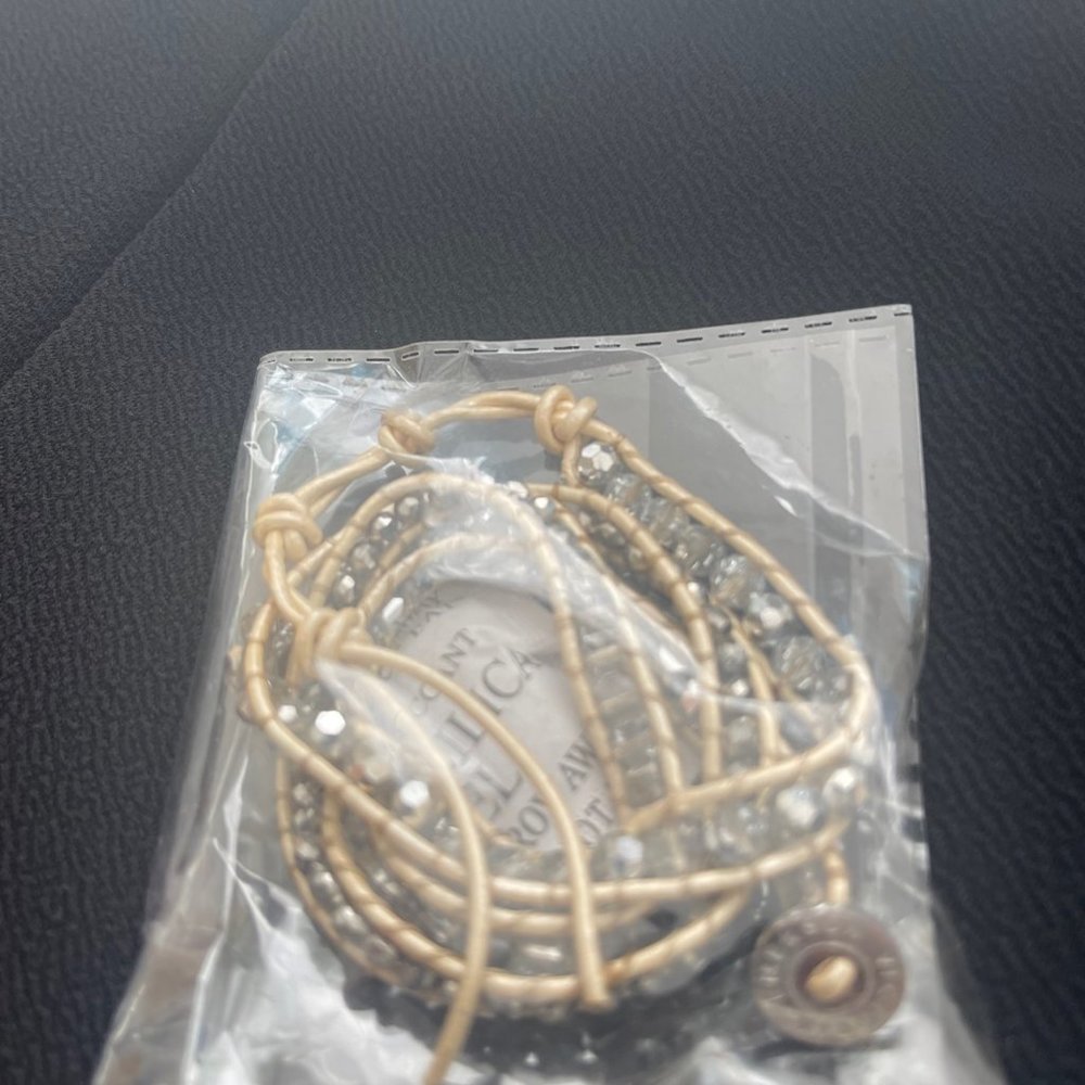 Victoria emerson beaded wrap bracelet